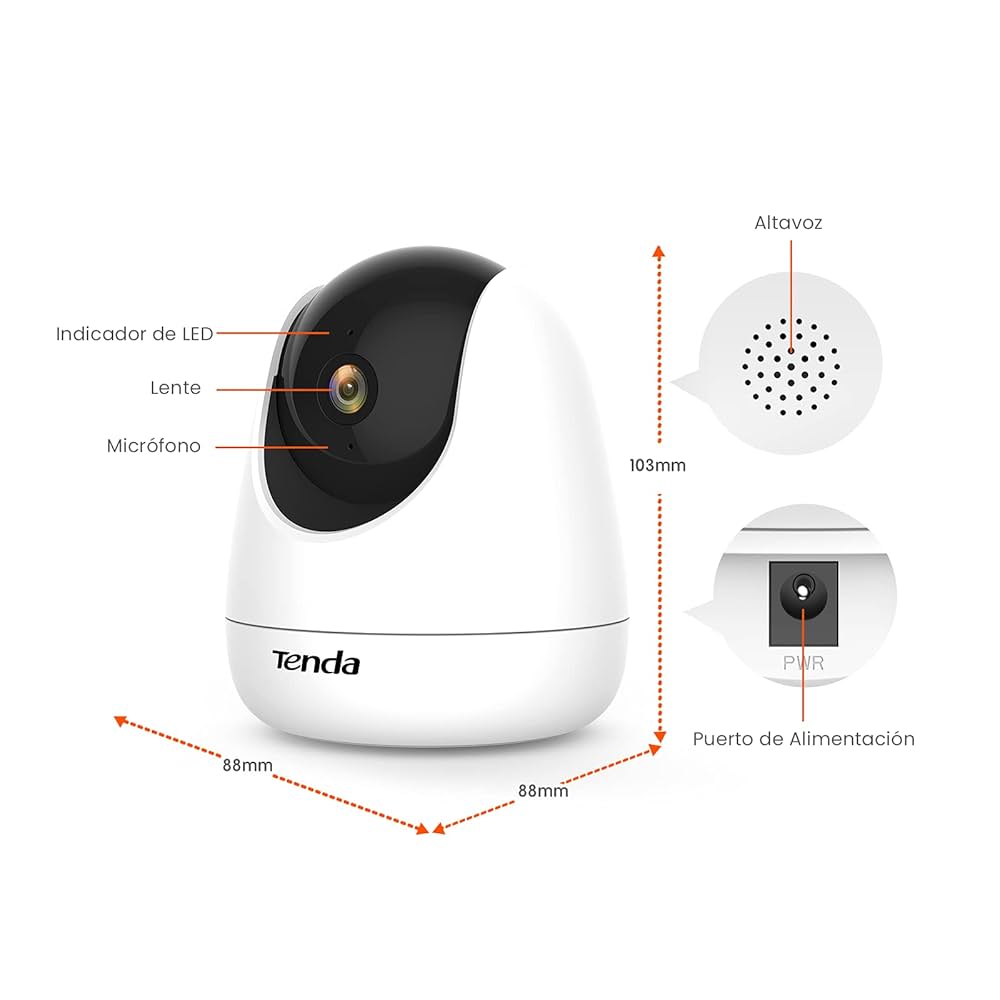 Tenda Smart Indoor Camera CP3 | كاميرا تيندا الذكية الداخلية CP3
