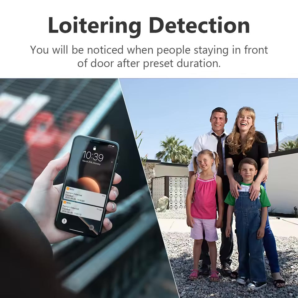 IMOU Doorbell 2S Kit | جرس باب IMOU 2S لاسلكي مع شاشة فيديو مقاوم للماء