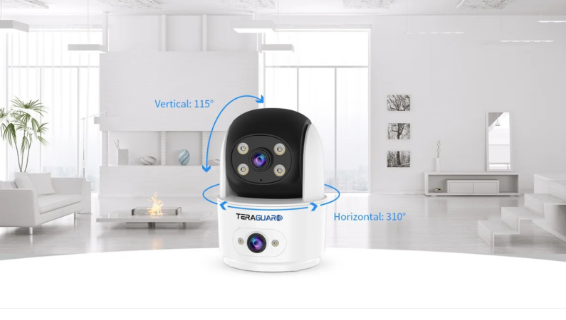 TeraGuard Dual-Lens Wi-Fi PT Camera | كاميرا ذكية ثنائية العدسة متحركة