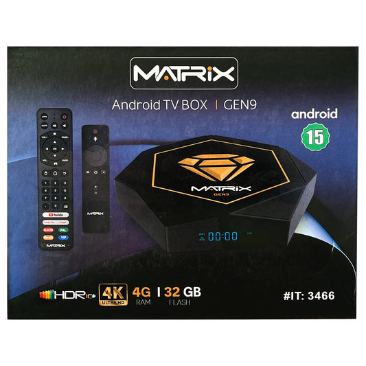 Matrix Gen9 Android TV BOX | ريسيڤر اندرويد ماتريكس