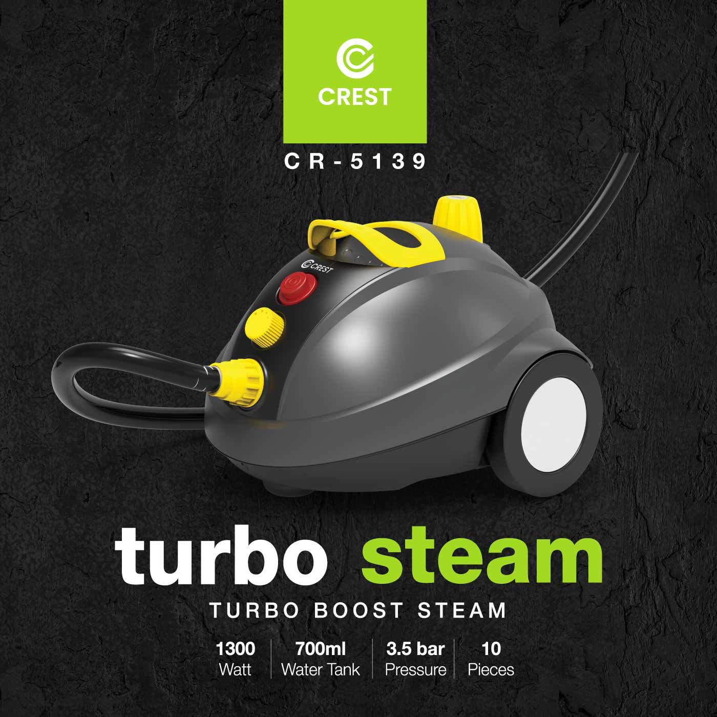 Crest Steam Cleaner | ماكينة التنظيف بالبخار كريست