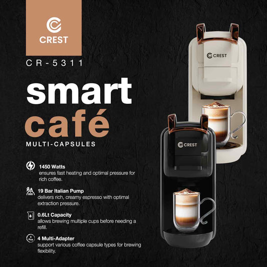 Smart Multi-Capsule Coffee Machine  | ماكينة قهوة ذكية متعددة الكبسولات